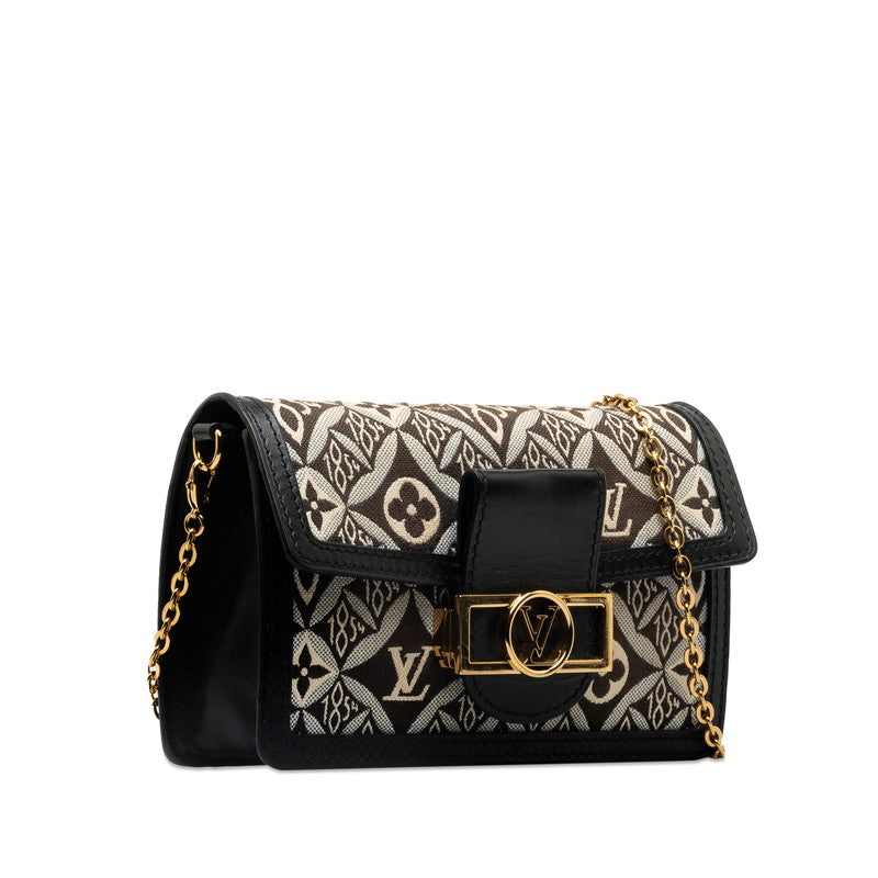 Louis Vuitton Portefeuille Dauphine Monogram Leather Chain Shoulder Bag