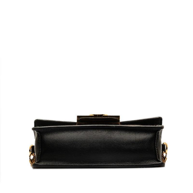 Louis Vuitton Portefeuille Dauphine Monogram Leather Chain Shoulder Bag