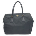 Prada Tessuto Triangle Logo Nylon Tote Bag