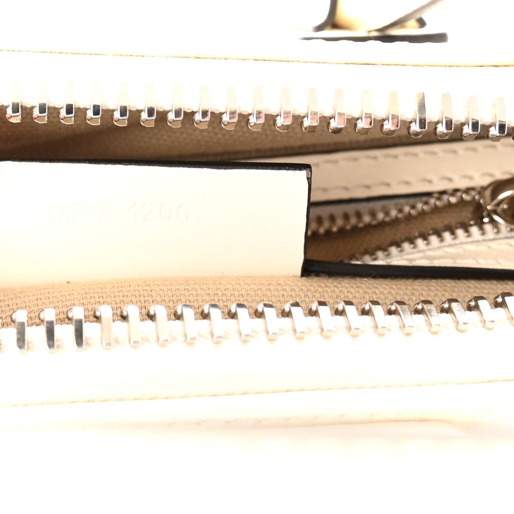 Shiny Lord Calfskin Mini Antigona Ivory