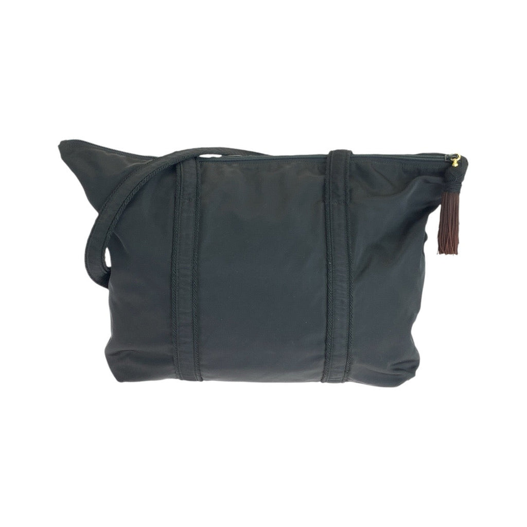 Prada Tessuto Logo Embroidery 2way Tote Bag