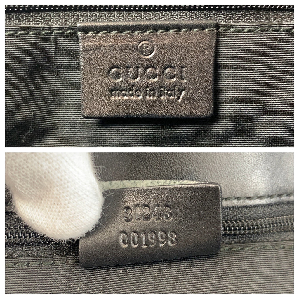Gucci GG Canvas/Leather 2way Tote Bag 31243