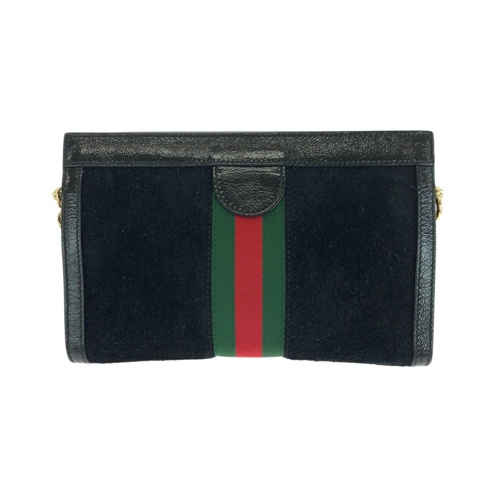 Gucci Sylvie Suede Chain Shoulder Bag