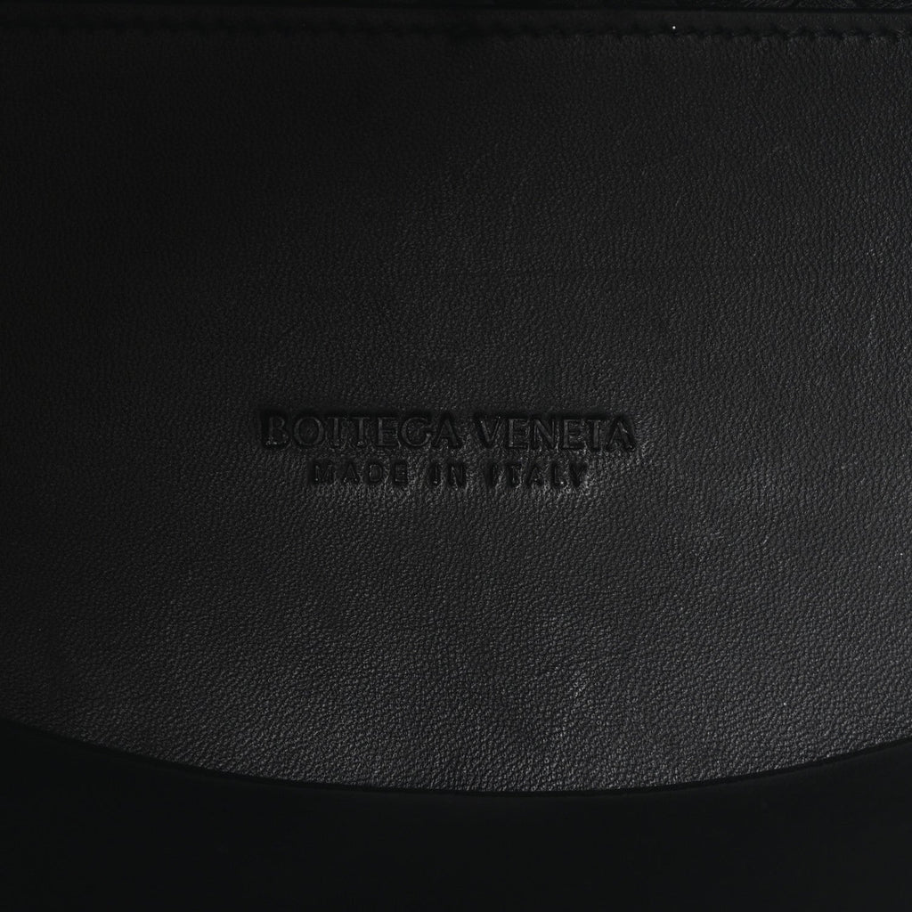 Nappa Intrecciato Medium Andiamo Shoulder Bag Black