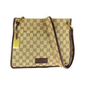 Gucci GG Canvas Leather Shoulder Bag