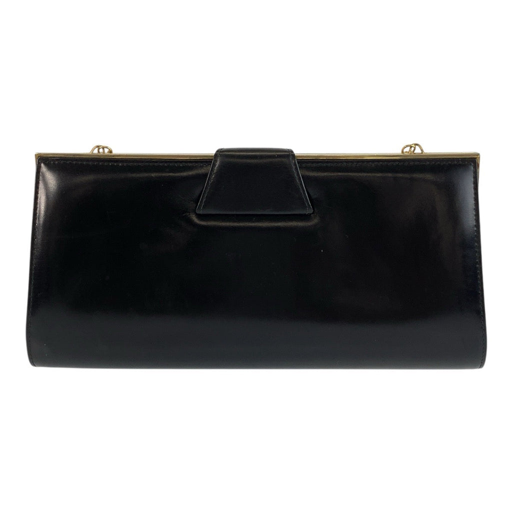 Gucci Old Gucci Leather Chain Shoulder Bag