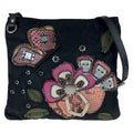 Prada Tessuto Nylon Leather Python Shoulder Bag