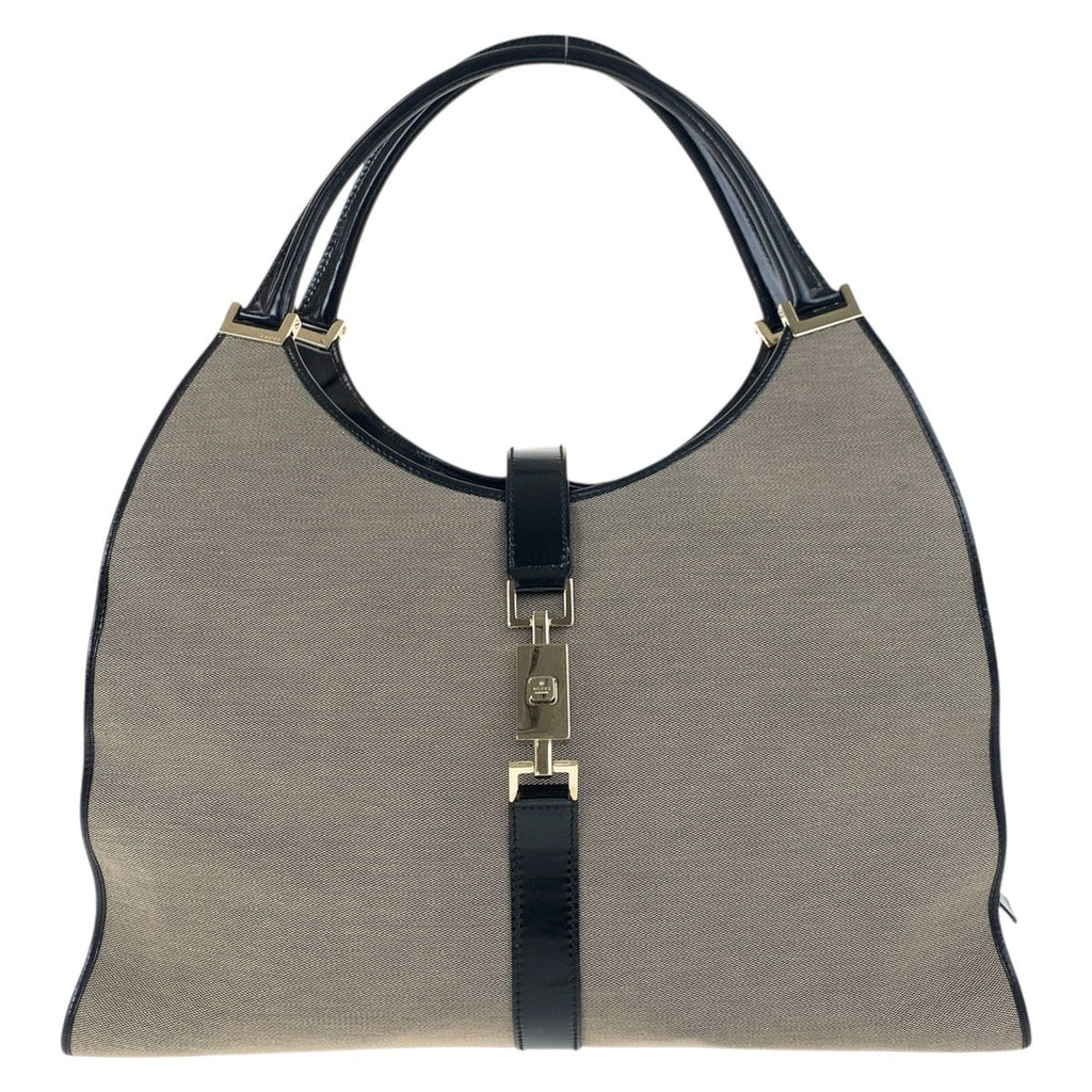Gucci Jackie Canvas/Leather Shoulder Bag