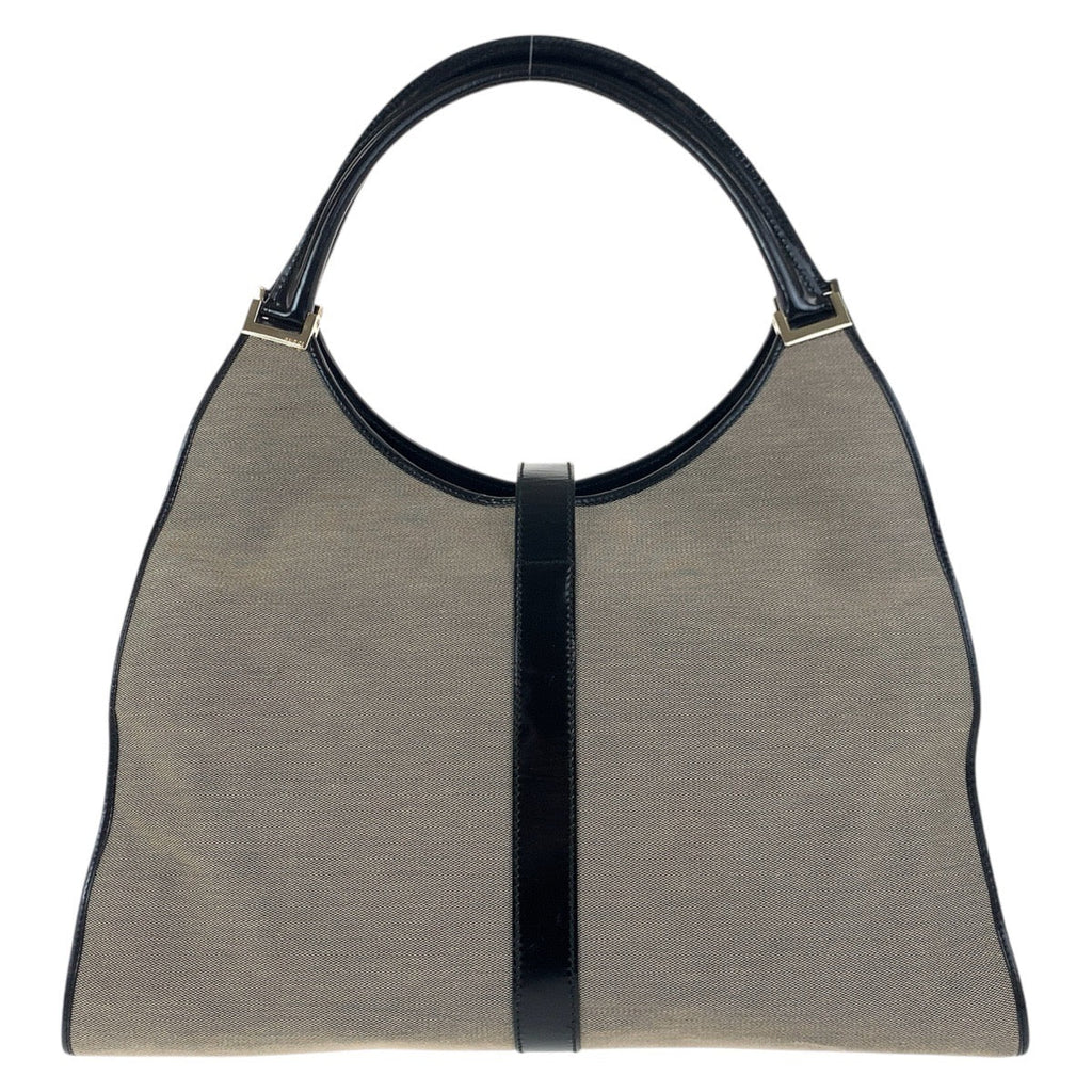 Gucci Jackie Canvas/Leather Shoulder Bag