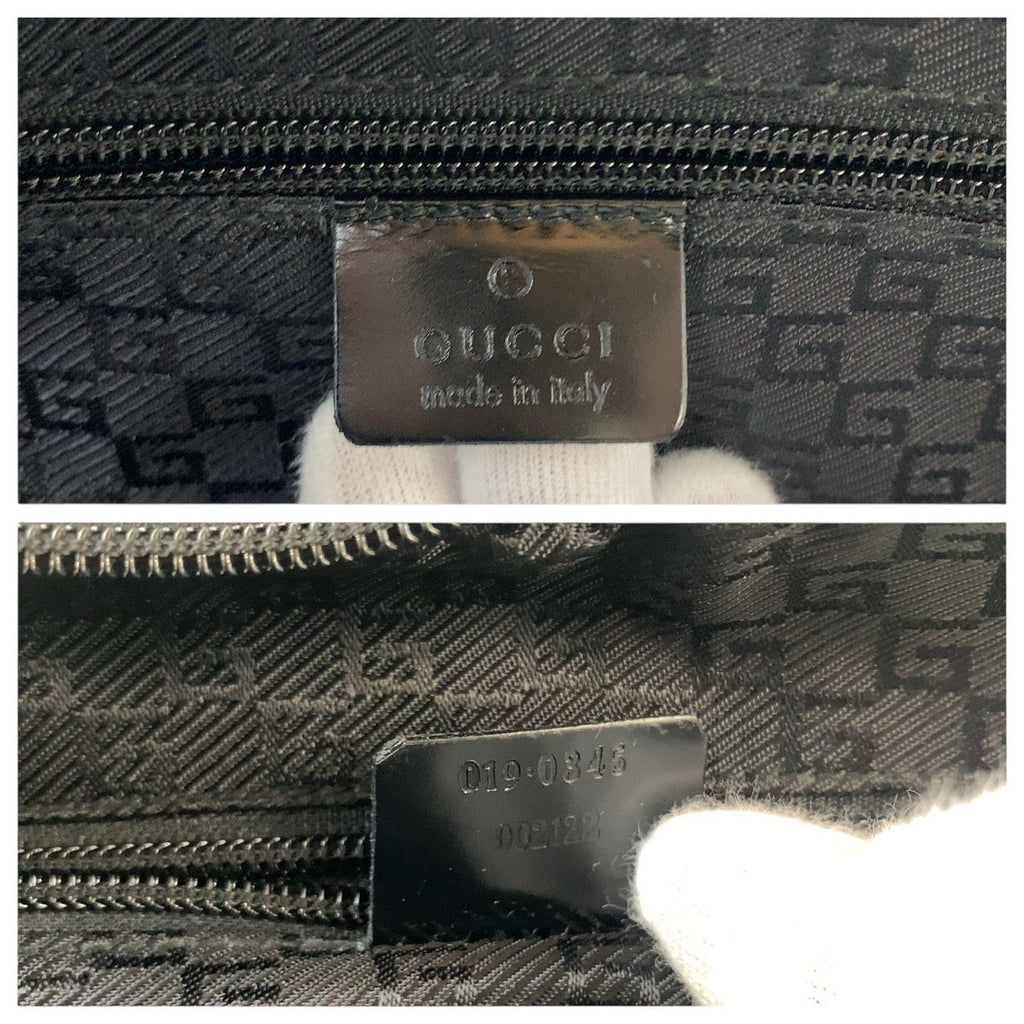 Gucci Jackie Canvas/Leather Shoulder Bag