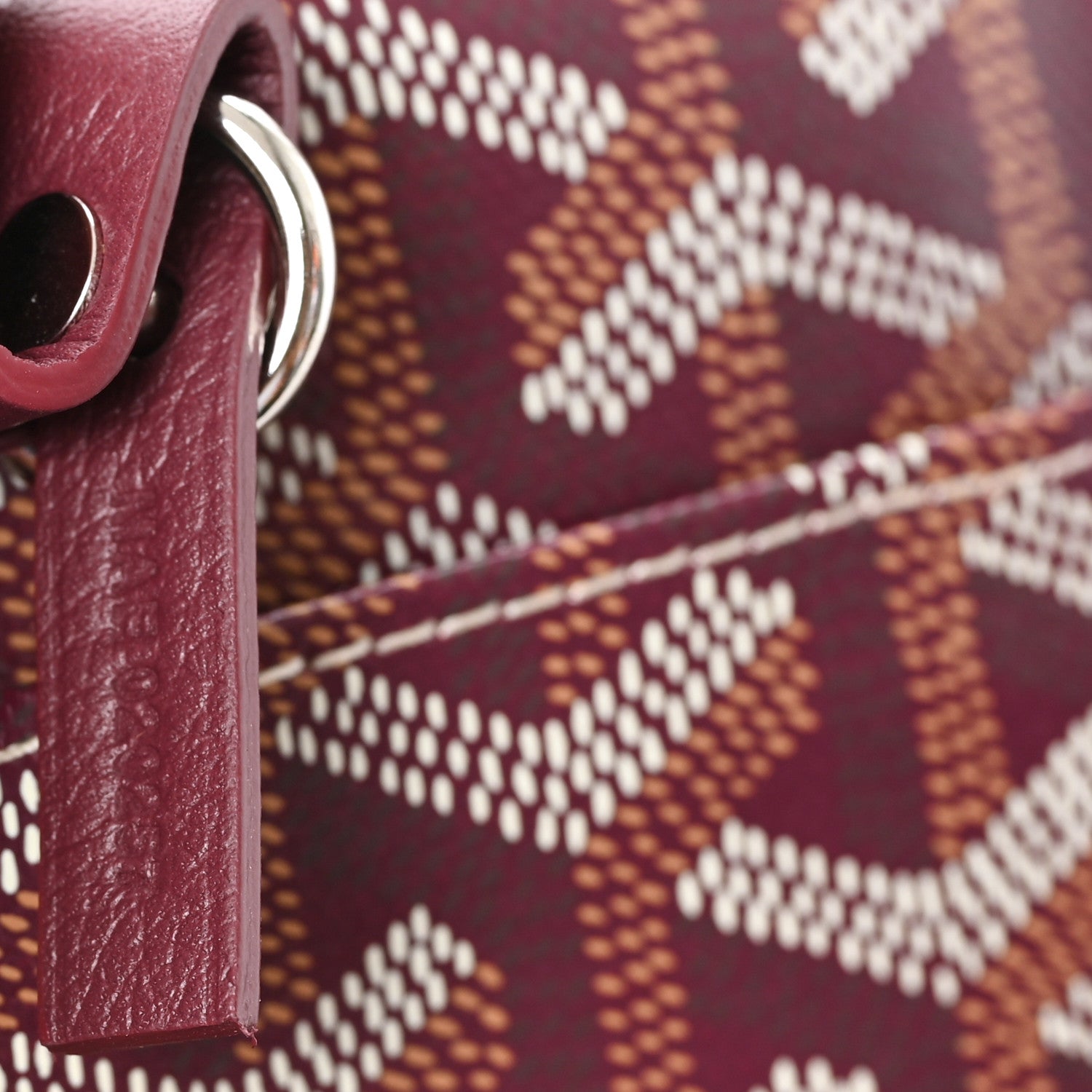 Goyardine Boheme Hobo Burgundy