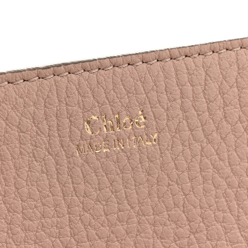 Grained Lambskin Drew Shoulder Bag Cement Pink