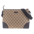 Gucci GG Canvas Leather Shoulder Bag