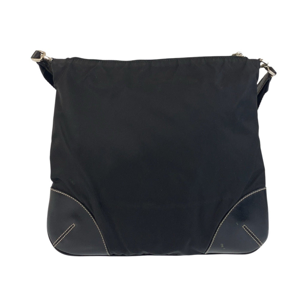 Prada Tessuto Nylon Leather Shoulder Bag