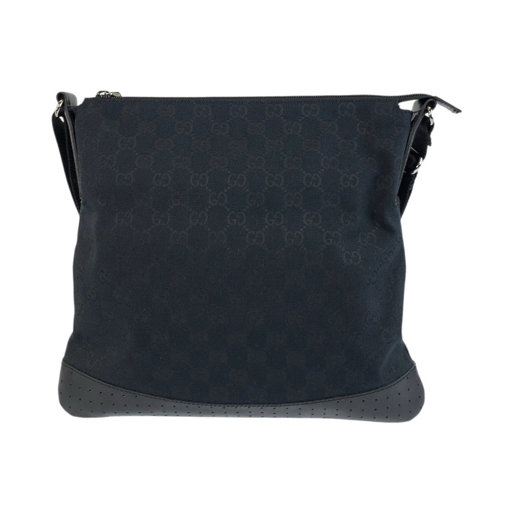 Gucci GG Canvas Leather Shoulder Bag