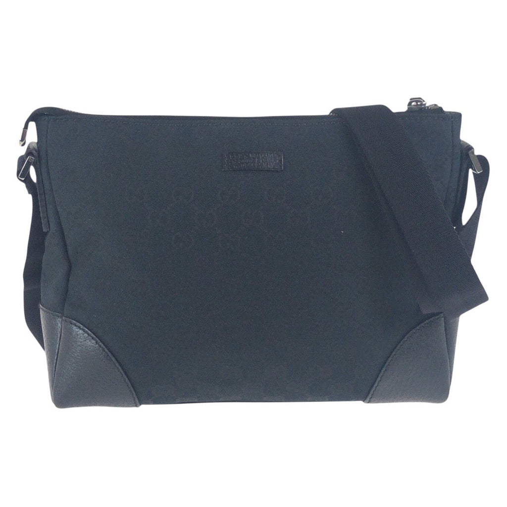 Gucci GG Canvas Leather Shoulder Bag