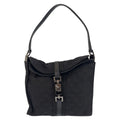 Gucci Jackie GG Canvas Leather Shoulder Bag