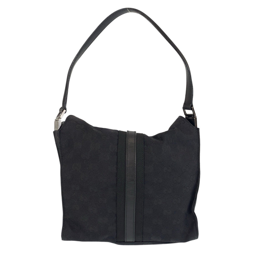 Gucci Jackie GG Canvas Leather Shoulder Bag