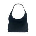 Gucci Hobo Canvas Patent Leather Shoulder Bag