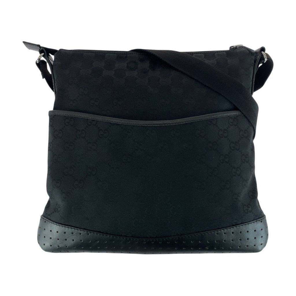 Gucci GG Canvas Leather Shoulder Bag