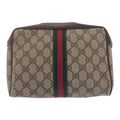 Gucci GG Supreme Canvas Clutch Bag
