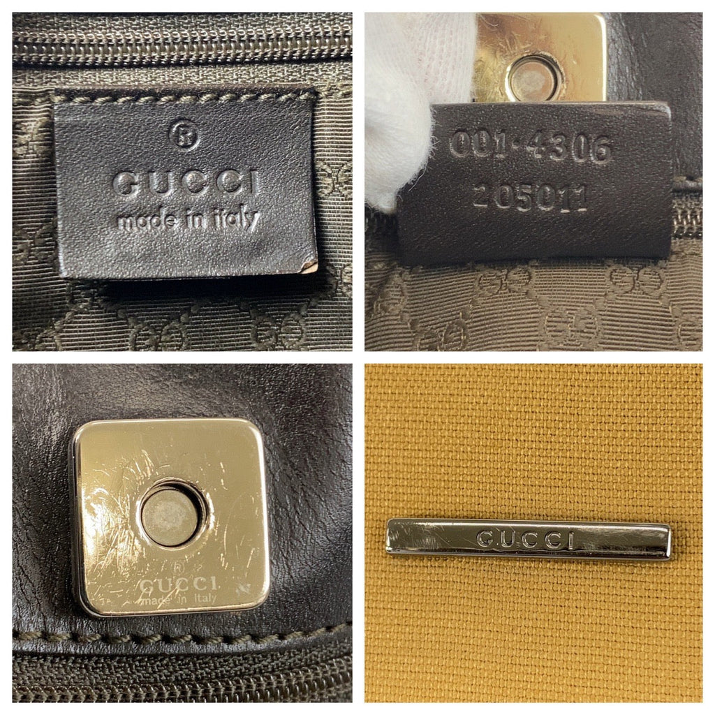 Gucci Sherry Line Canvas Shoulder Bag