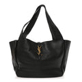 Grained Deerskin Bea Tote Black