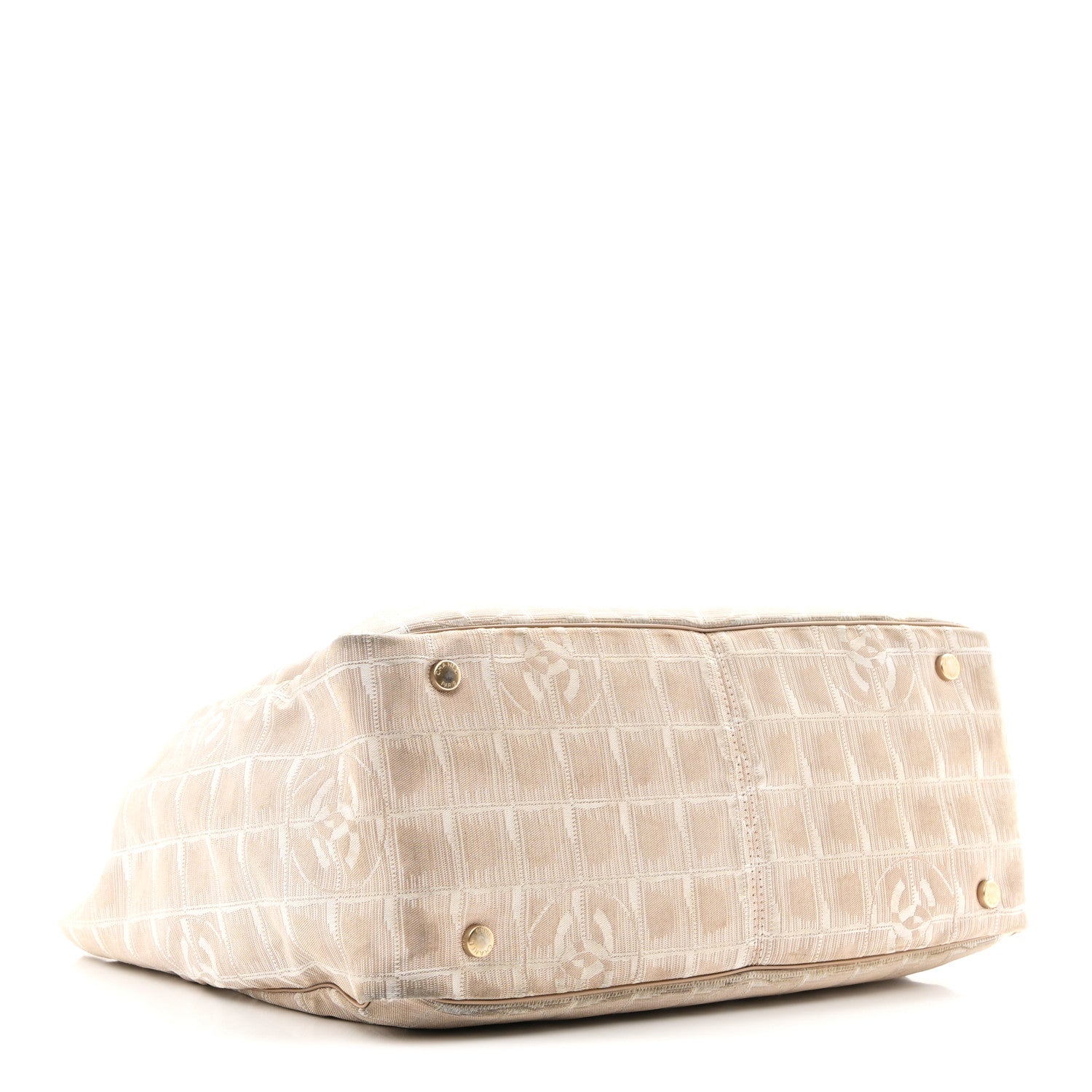 Nylon Medium Travel Tote Beige