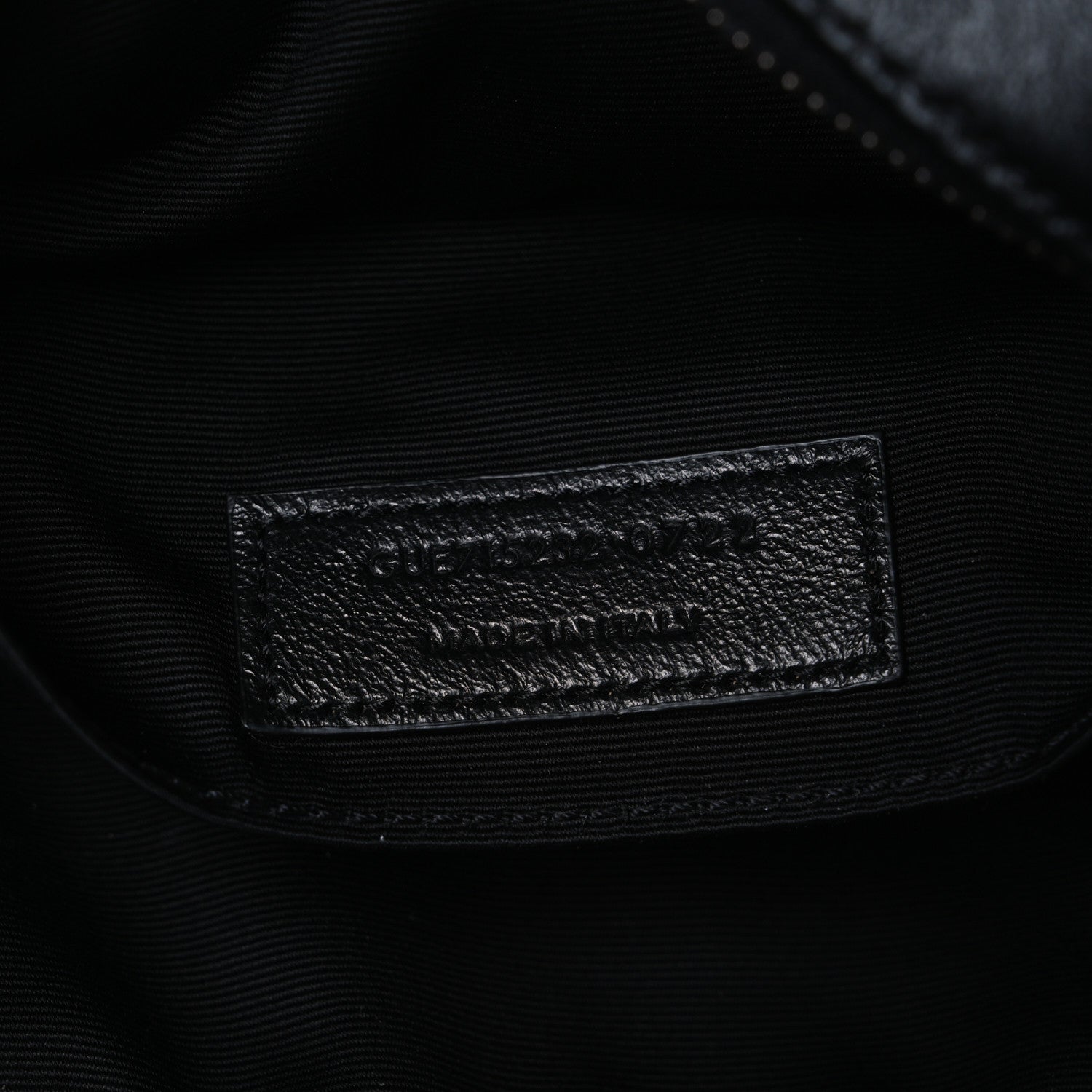 Calfskin Matelasse Monogram Lou Camera Bag Black