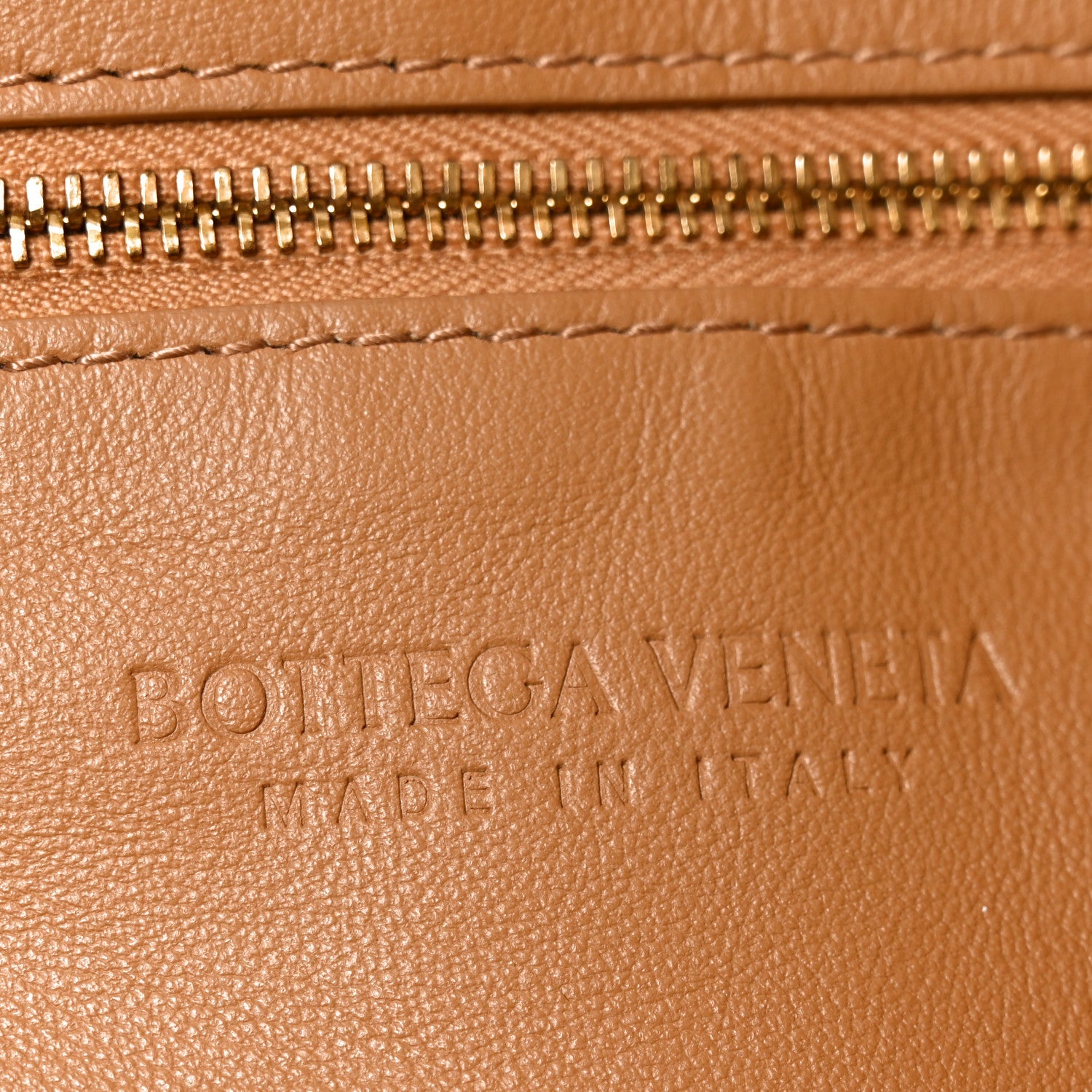 Nappa Intrecciato Small Jodie Caramel