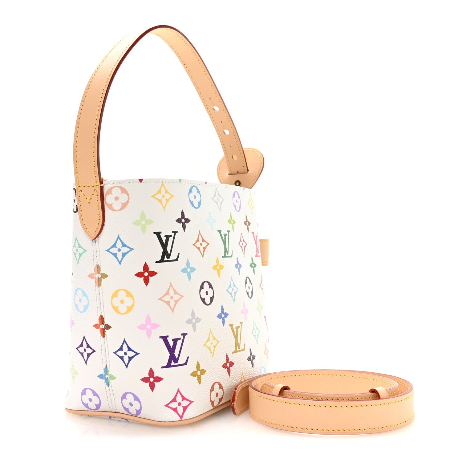LV x TM Monogram Multicolor All In BB White