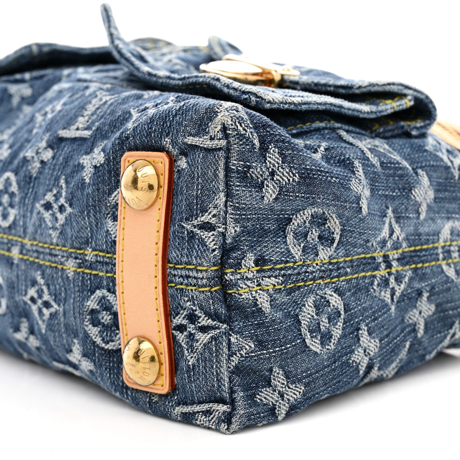 Monogram Denim Baggy PM Blue