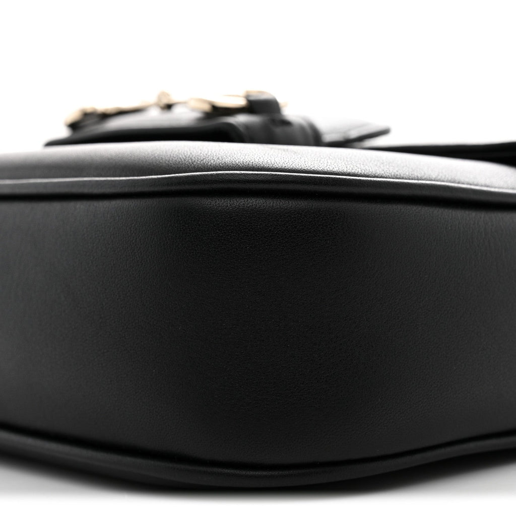 Arabella Calfskin Horsebit 1955 Shoulder Bag Black