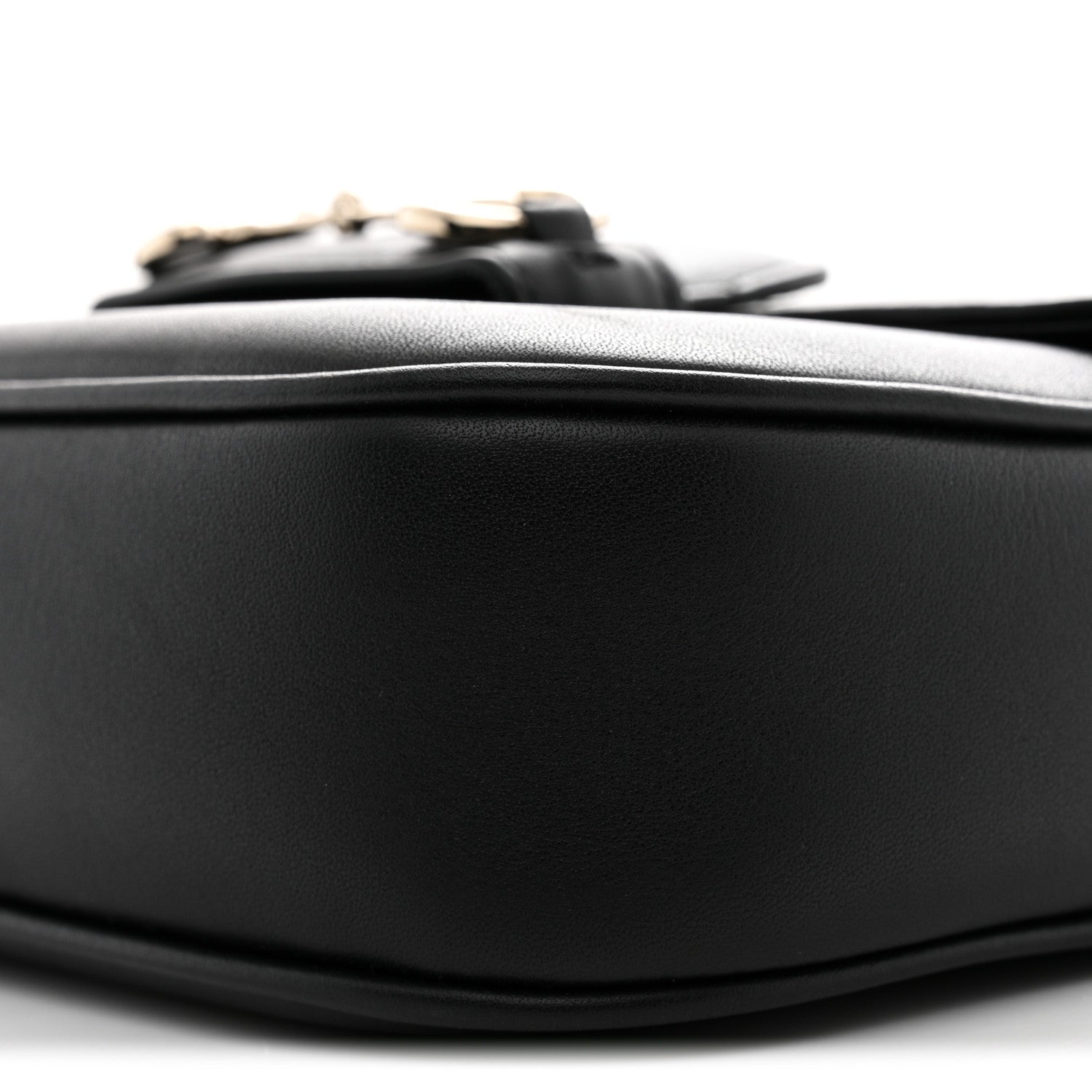Arabella Calfskin Horsebit 1955 Shoulder Bag Black