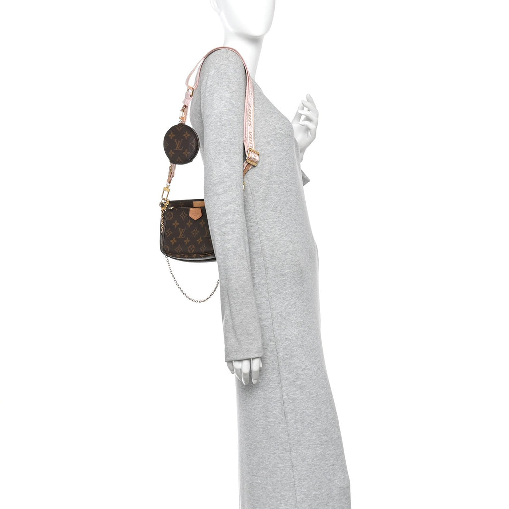 Monogram Multi Pochette Accessories Rose Clair