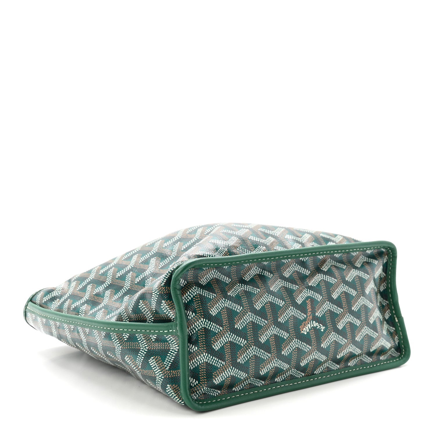 Goyardine Reversible Mini Anjou Green