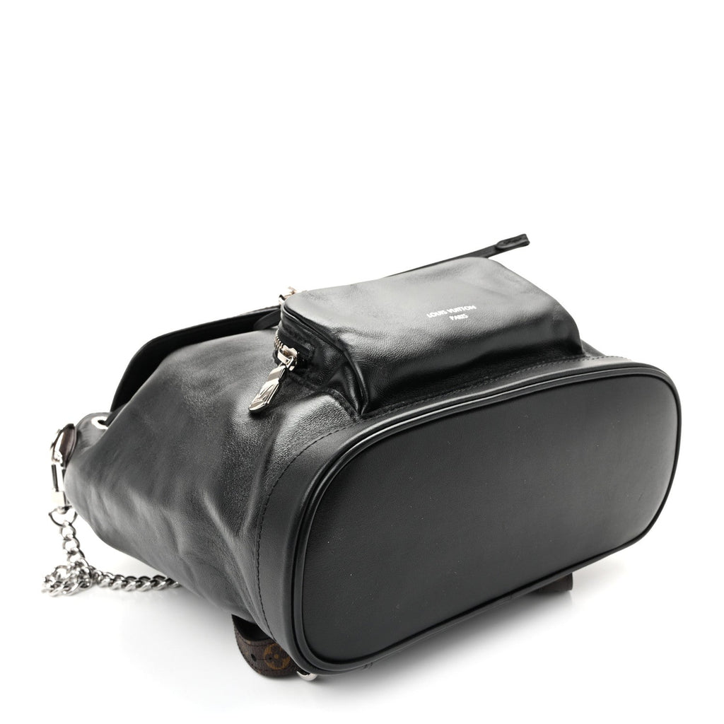 Lambskin Monogram Montsouris Vibe PM Black