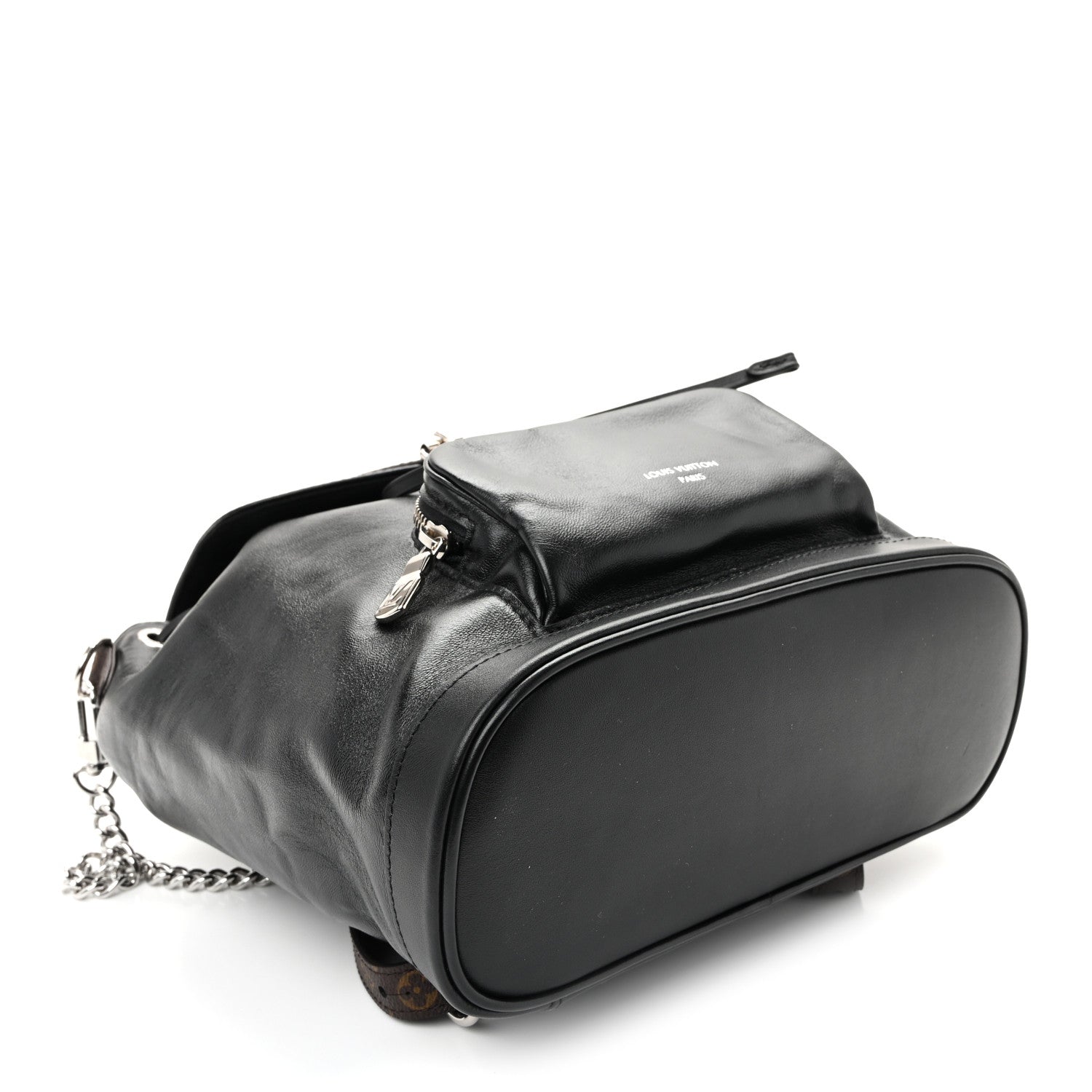 Lambskin Monogram Montsouris Vibe PM Black