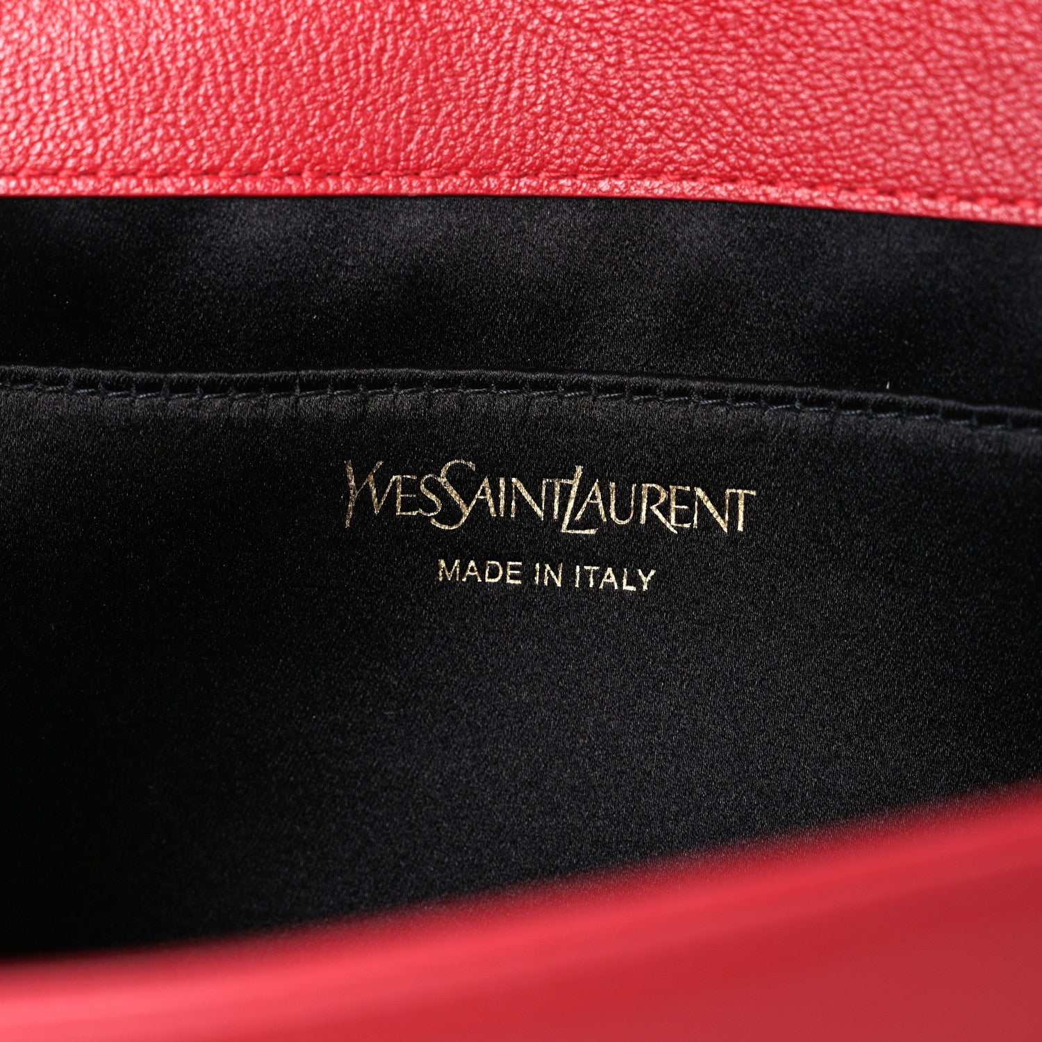 Calfskin Monogram Large Belle De Jour Clutch Red