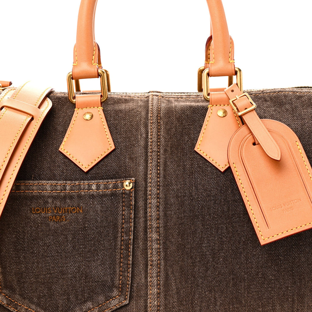 Denim Speedy 30 Bandouliere Coffee Bean Brown