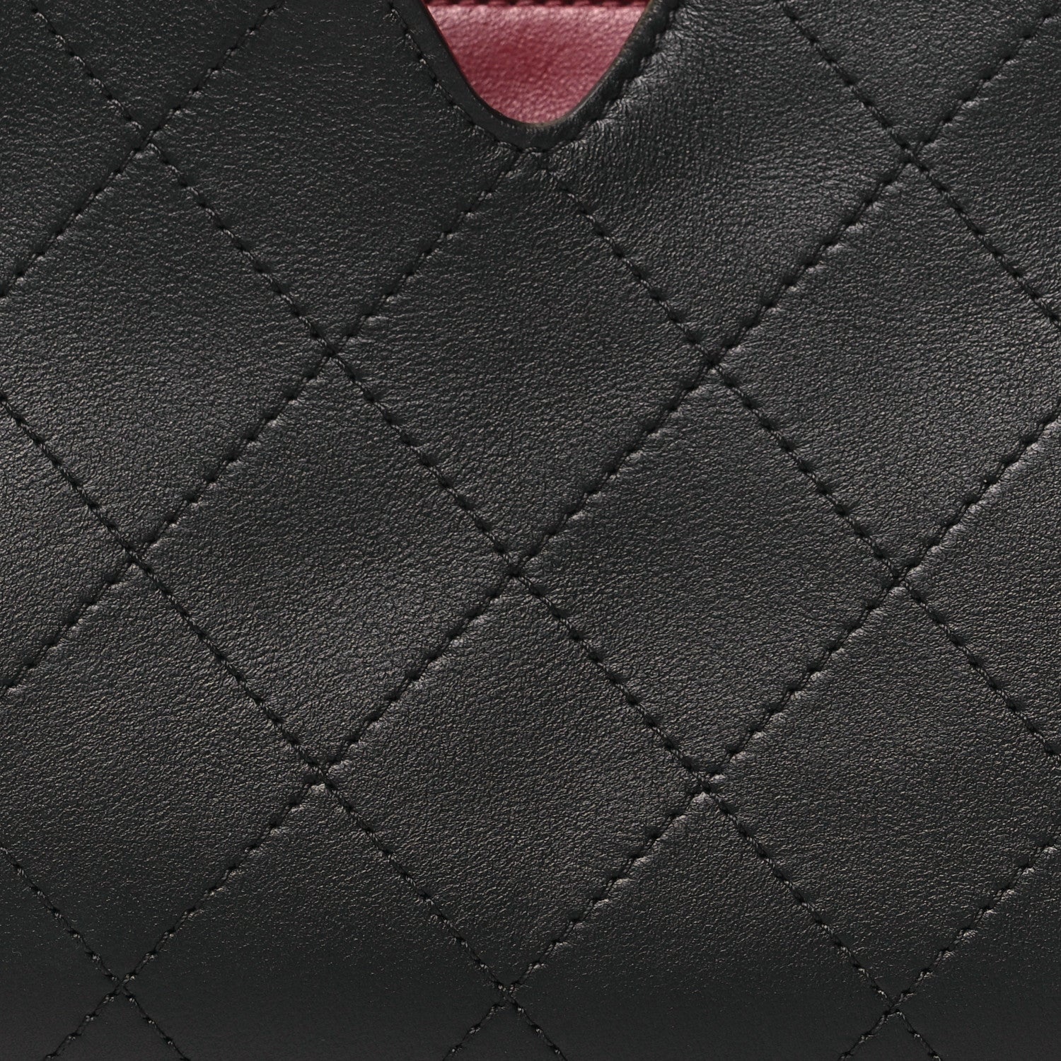 Calfskin Chic Lady Small Shopping Tote Black