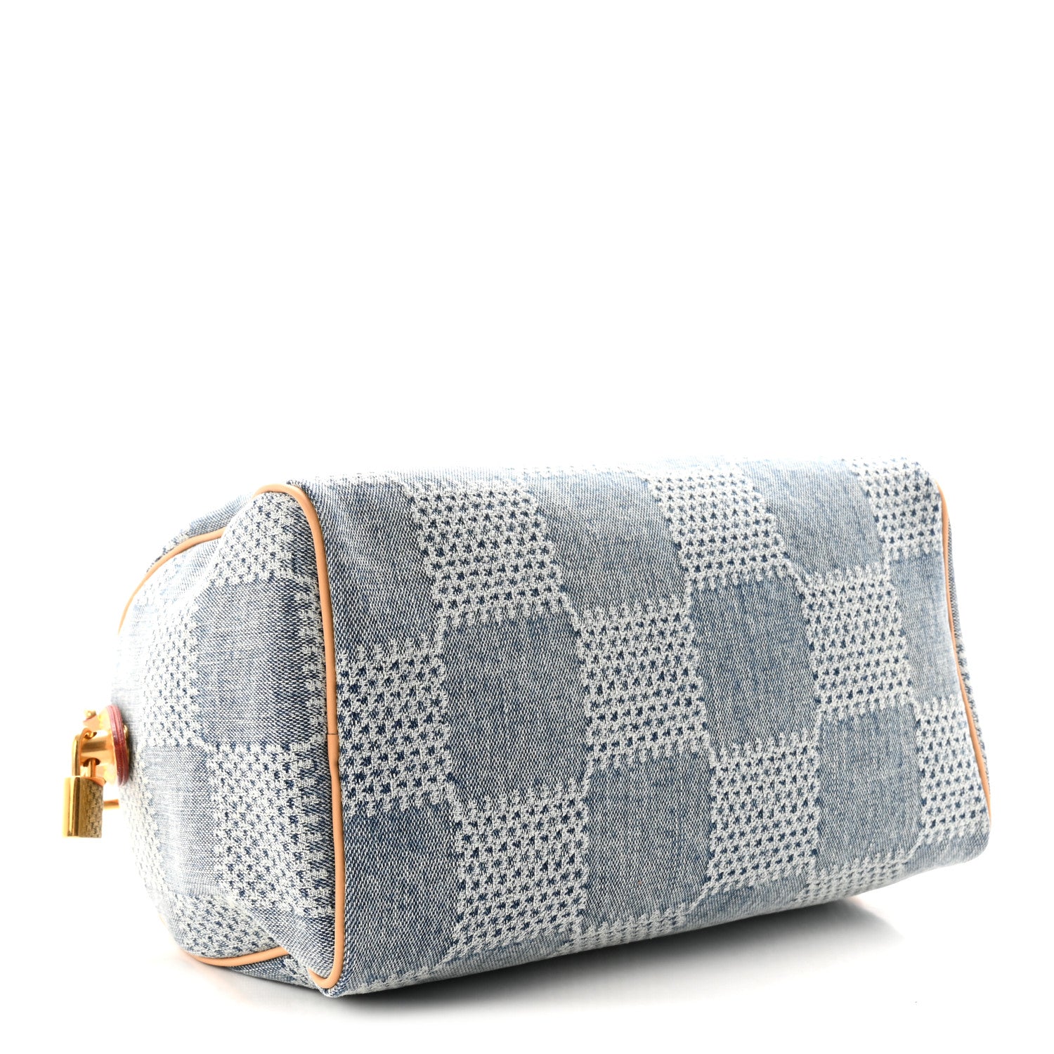 Damier Denim 3D Speedy Bandouliere 25 Bleu
