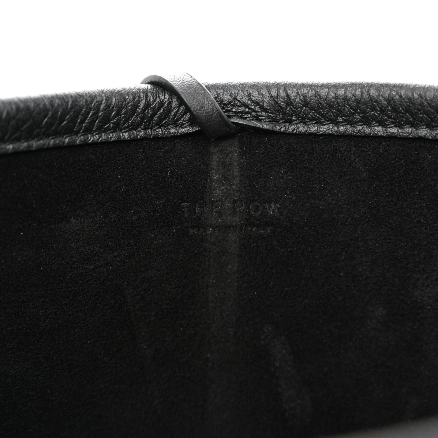 Grained Calfskin Small N/S Park Tote Black