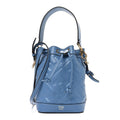 Vitello Liberty F is Fendi FF 1974 Embossed Mini Mon Tresor Bucket Bag Nebula