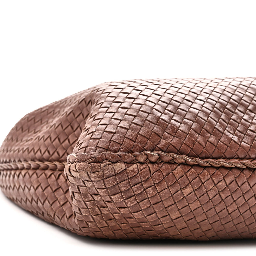 Nappa Intrecciato Maxi Veneta Hobo Truffle