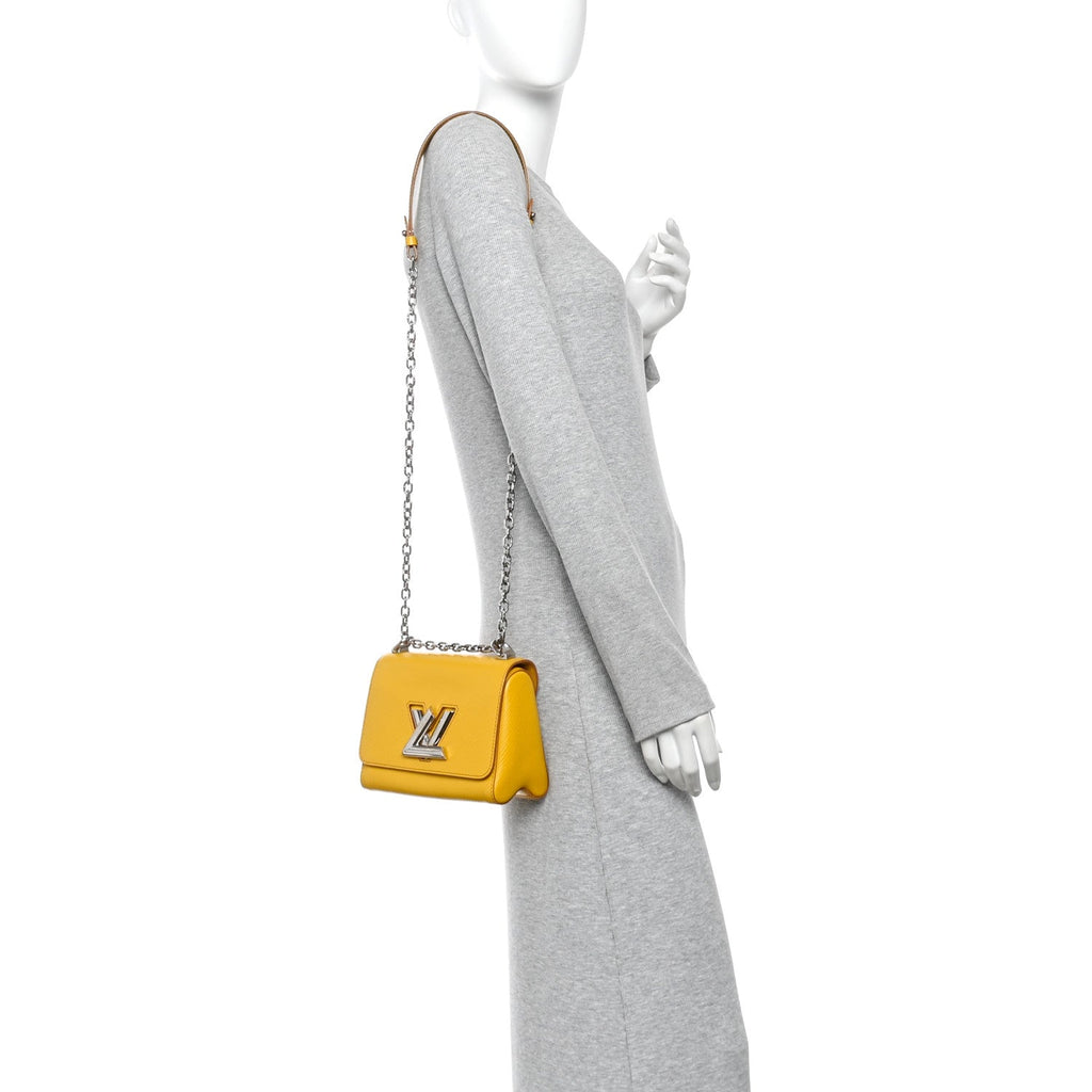 Epi Twist Shoulder Bag PM Jonquille