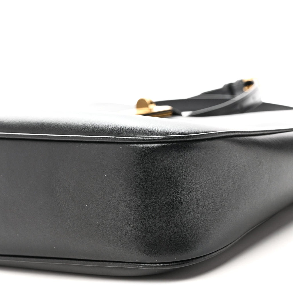 Smooth Calfskin Medium Camille 16 Soft Bag Black