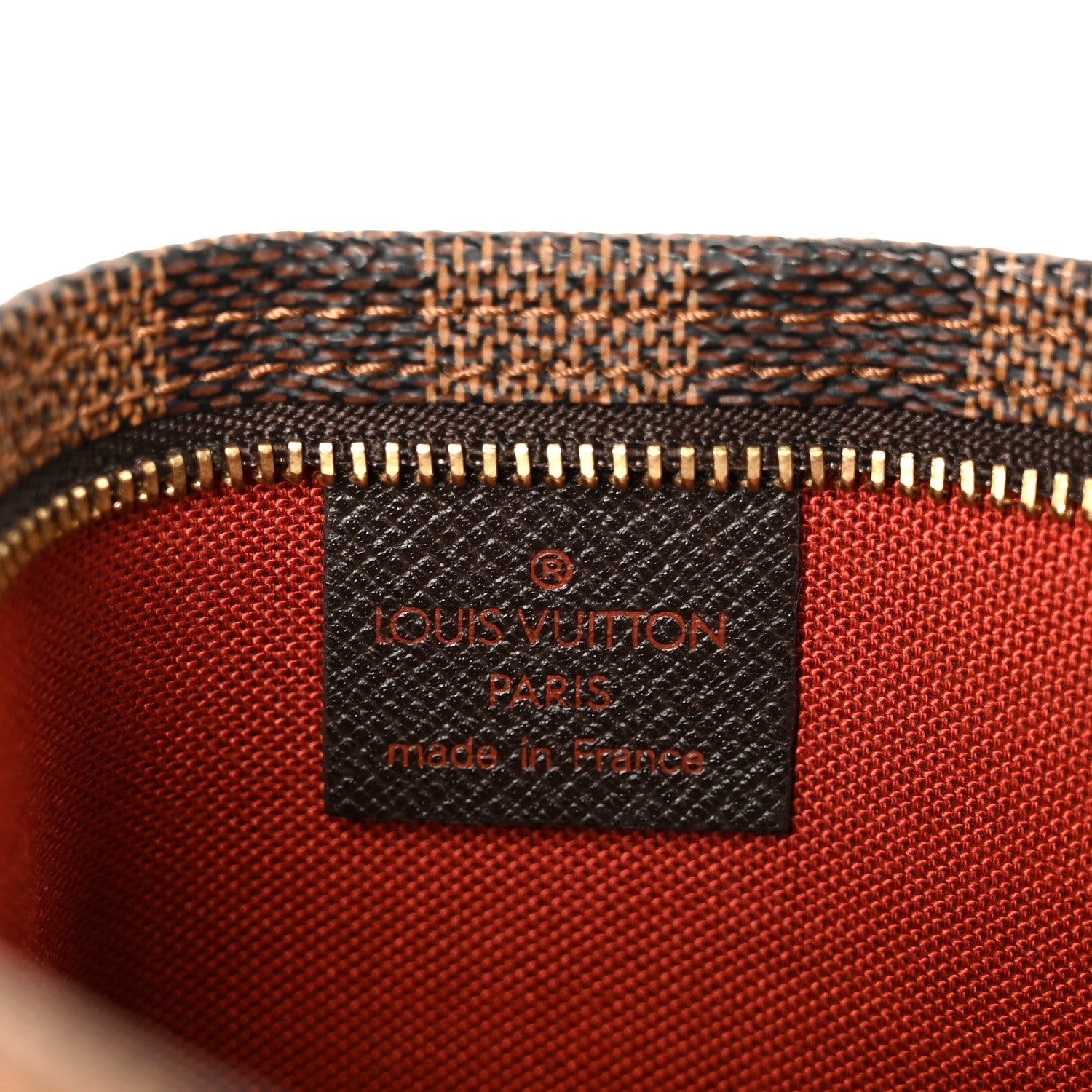 Damier Ebene Trousse Make Up Bag Pochette
