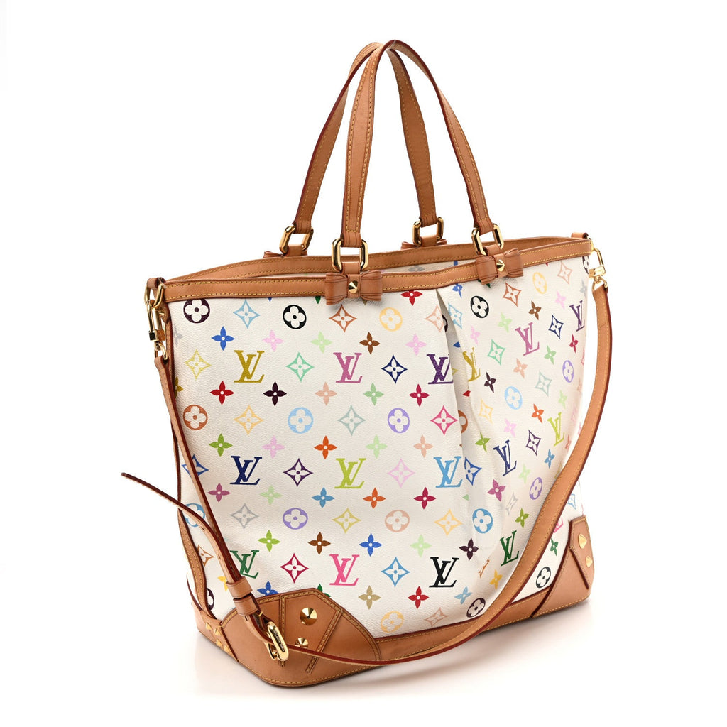 Monogram Multicolor Sharleen GM White White