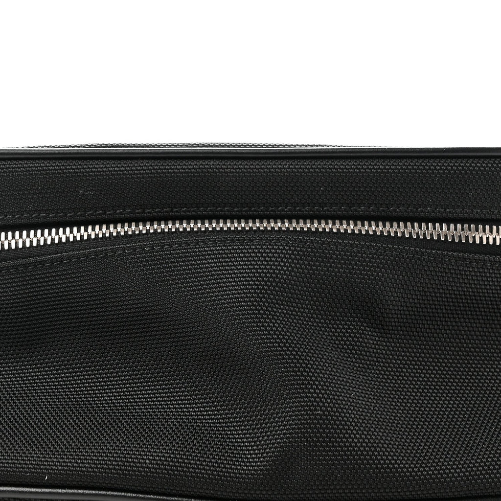 Techno Canvas Web Large Belt Bag Black